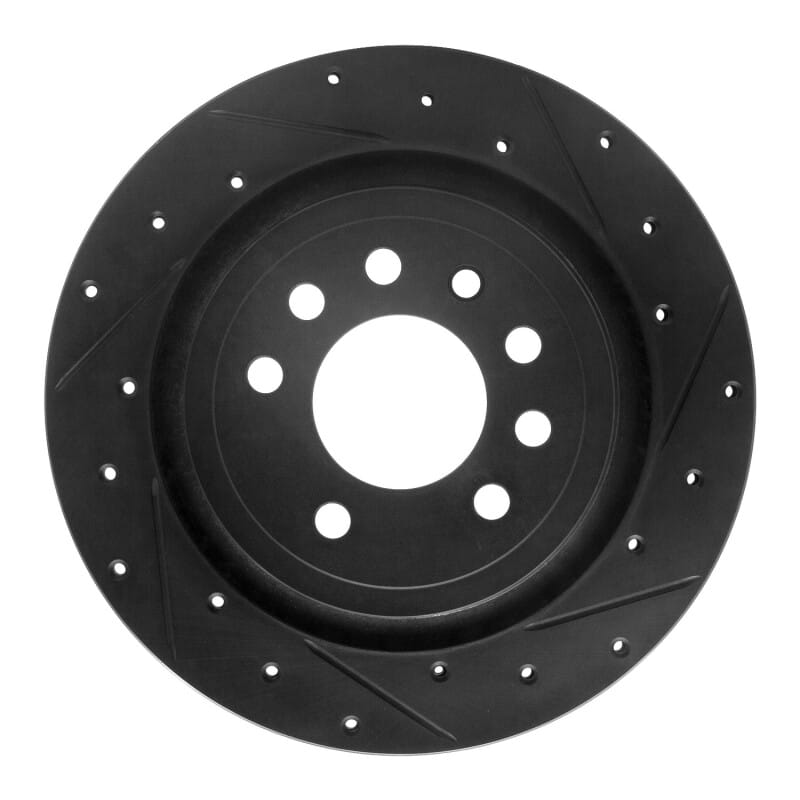 R1 Concepts — R1 08-11 Saab 9-3 Rear Right Drilled & Slotted Black Brake Rotor
R1 Brake Rotor Drill