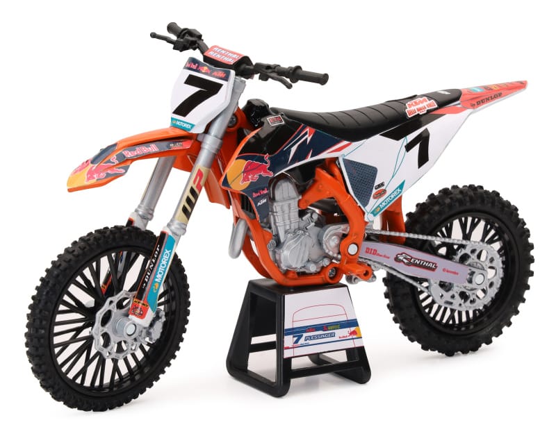 New Ray Toys — New Ray Toys KTM Red Bull 450SX-F (Aaron Plessinger #7)/ Scale - 1:12