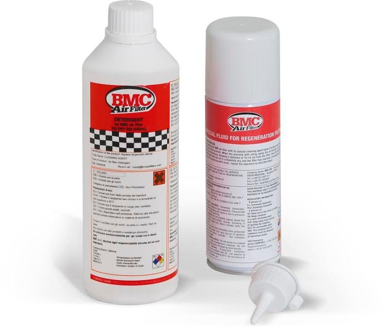 BMC — BMC Complete Filter Washing Kit - 500ml Detergent & 200ml Oil Spray (Aerosol)