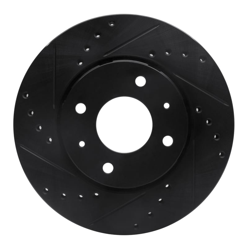 R1 Concepts — R1 00-04 Volvo S40 Front Left Drilled & Slotted Black Brake Rotor
R1 Brake Rotor Drill