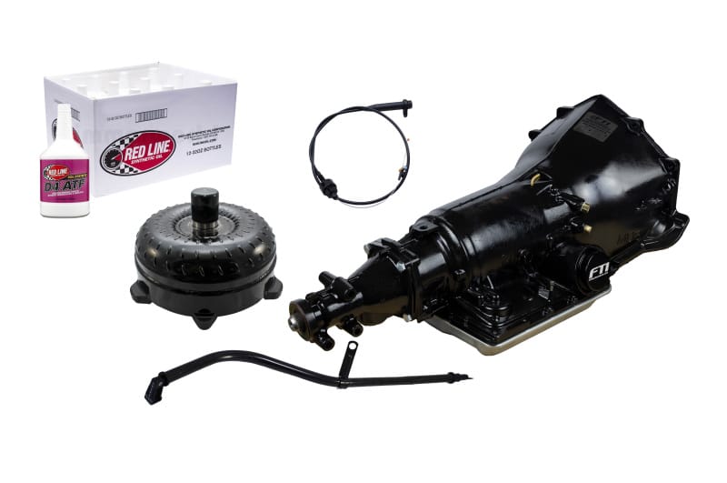 FTI Performance — FTI 700R4 Transmission Kit - Level 3 - 600HP - Chevy Bell - Holley Adapter SRLT3082 Converter
Transmission Kit