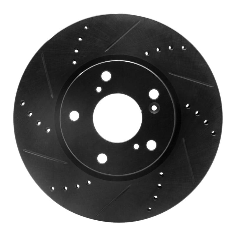 R1 Concepts — R1 2016-2025 Honda Accord Coupe Front Left Drilled & Slotted Black Brake Rotor
R1 Brake Rotor Drill