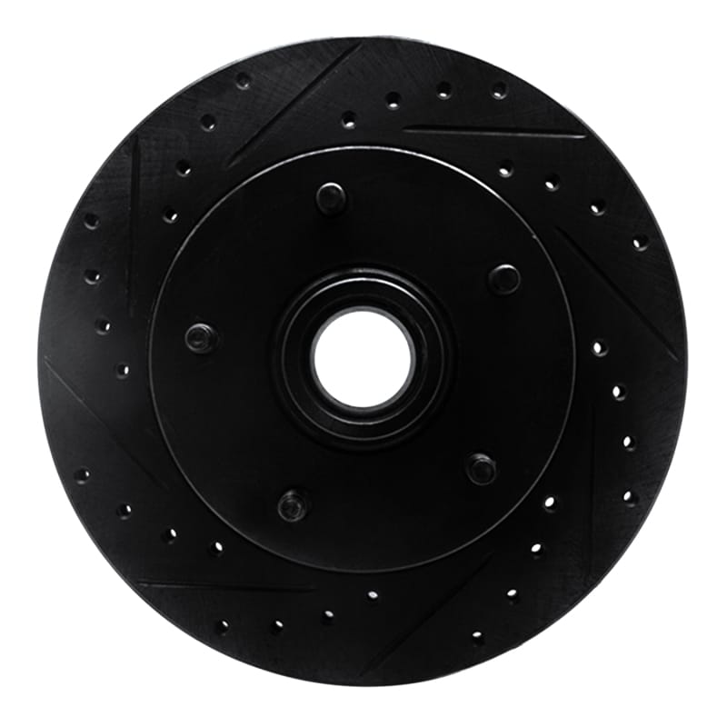 R1 Concepts — R1 94-99 Dodge Ram 1500 Pickup Front Left Drilled & Slotted Black Brake Rotor
R1 Brake Rotor Drill