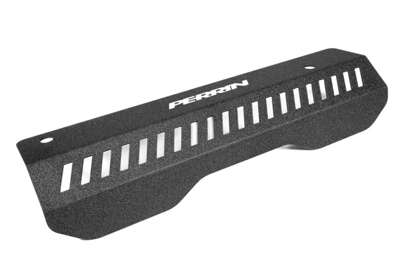 Perrin Performance — PERRIN 22-25 Subaru WRX Pulley Cover - Black (SHORT - For Use w/PERRIN AOS)