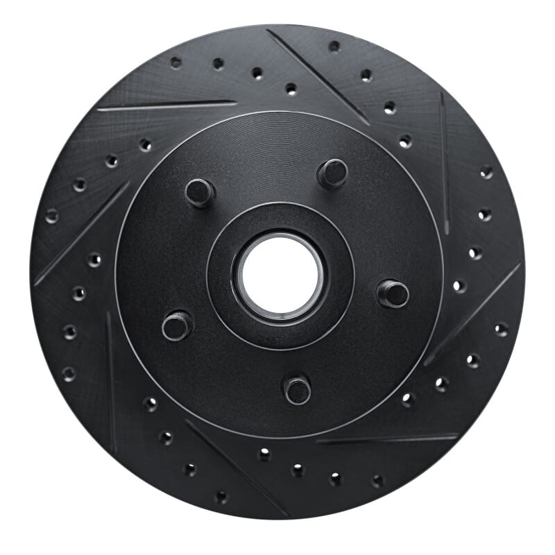 R1 Concepts — R1 87-90 Dodge Dakota RWD Front Right Drilled & Slotted Black Brake Rotor
R1 Brake Rotor Drill