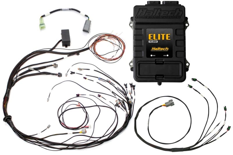 Haltech — Haltech Elite 1500 Terminated Harness ECU Kit w/ Square EV1 Injector Connectors
ECU