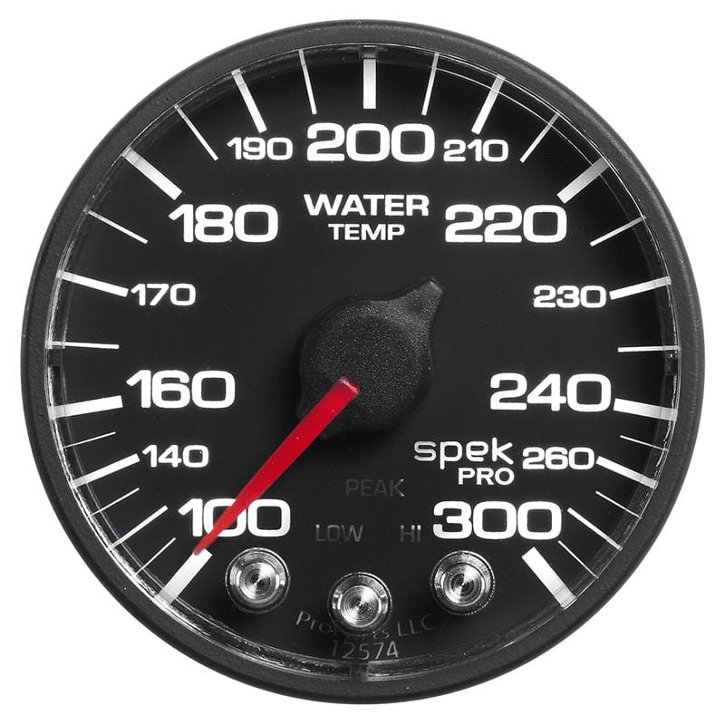 AutoMeter — Autometer Spek-Pro 52.4mm 100-300 Deg F Digital Stepper Motor Water Temp Gauge
GA 2" WTEMP BFB SPEK