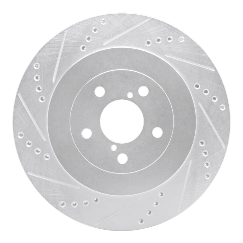 R1 Concepts — R1 03-04 Subaru Impreza Rear Left Drilled & Slotted Silver Brake Rotor
R1 Brake Rotor Drill