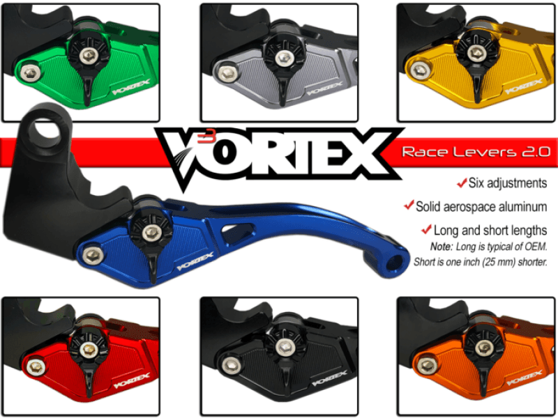 Vortex Racing — Vortex Racing H-L201 F16 Brake Lever Short- Black