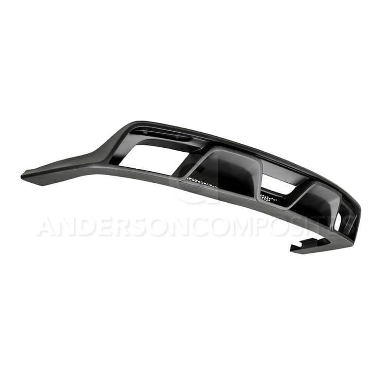Anderson Composites — Anderson Composites 15-16 Ford Mustang R-Style Rear Valance (for Quad Tip Exhaust)