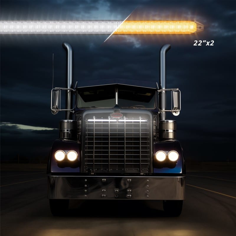 XKGLOW — XK Glow 22In Switchback Grill Lights with Start-up Animation & Sequential Turn Signals