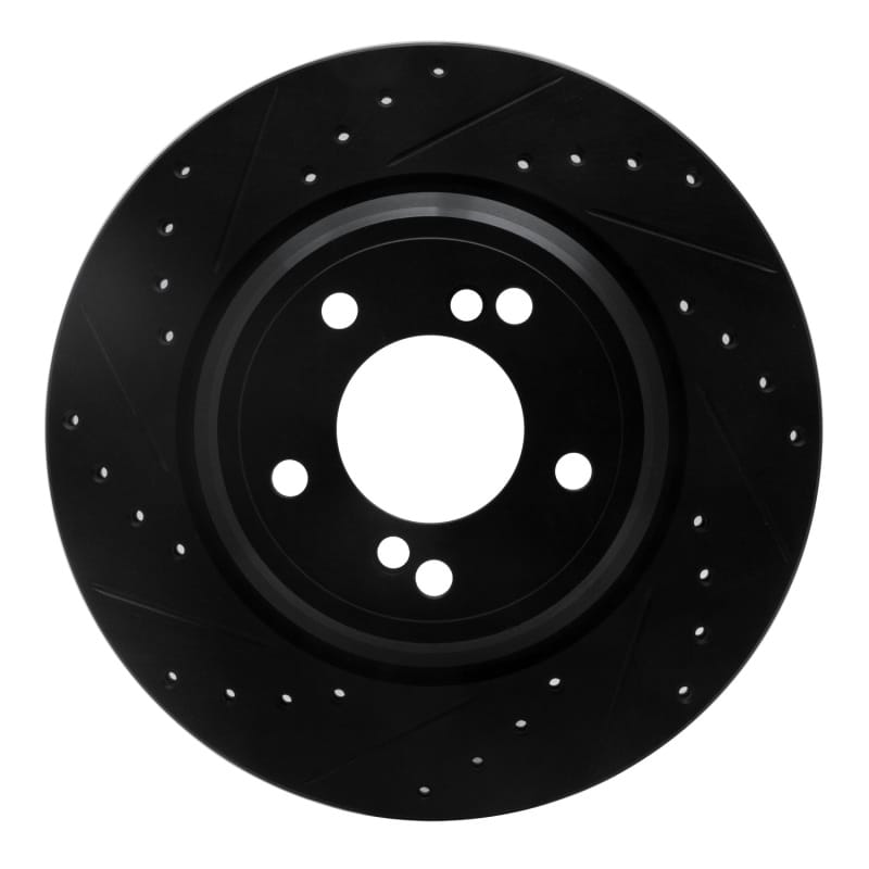 R1 Concepts — R1 00-06 BMW M5 Rear Left Drilled & Slotted Black Brake Rotor
R1 Brake Rotor Drill