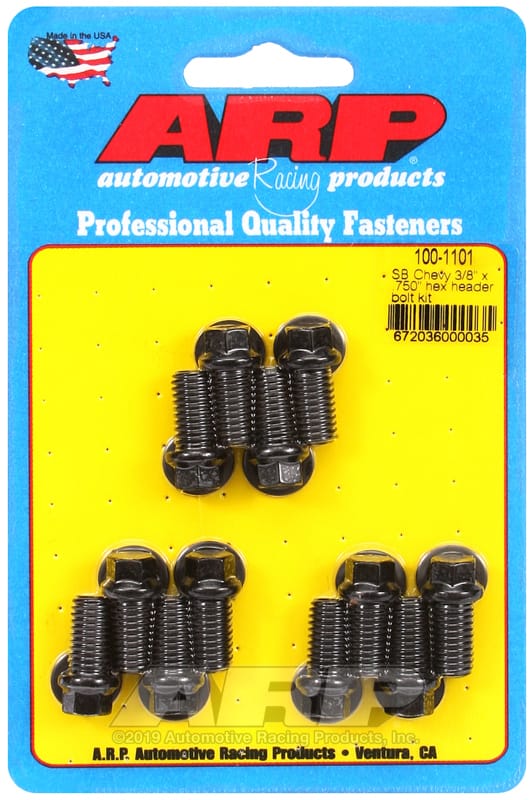 ARP — ARP SB Chevy 3/8 x .750in Hex Header Bolt Kit