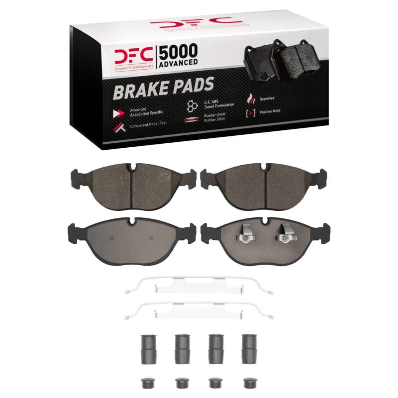 DFC — DFC 95-06 Audi TT Quattro Front 5000 Advanced Low Metallic Brake Pads and Hardware Kit
DFC Brake Pad Set