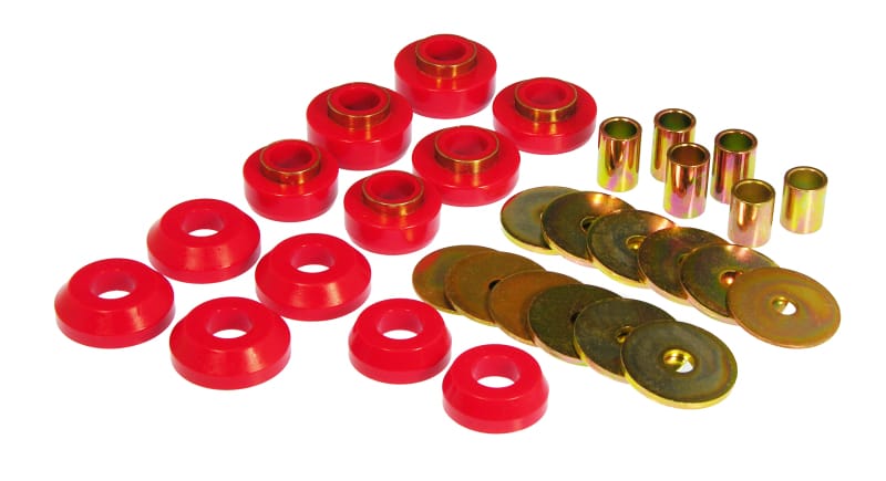 Prothane — Prothane 67-69 Chevy Camaro/Firebird Conv Body Mount - Red
BODY/SUB-FRAME MNTS