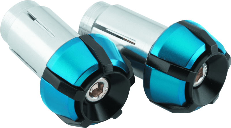 BikeMaster — BikeMaster Anti-Vibration Bar Ends - Black/Blue