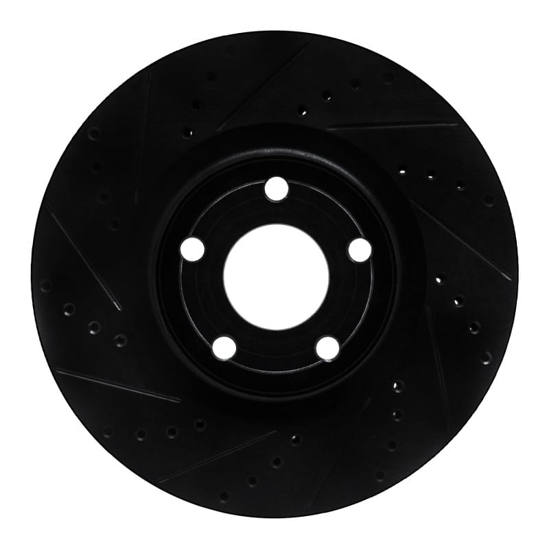 R1 Concepts — R1 20-25 Ford BRONCO Sport Front Left Drilled & Slotted Black Brake Rotor
R1 Brake Rotor Drill