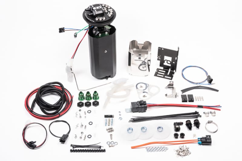 Radium Engineering — Radium Nissan R32 GT-R Fuel Hanger Surge Tank Walbro or AEM 50-1200 - Pumps Not Included