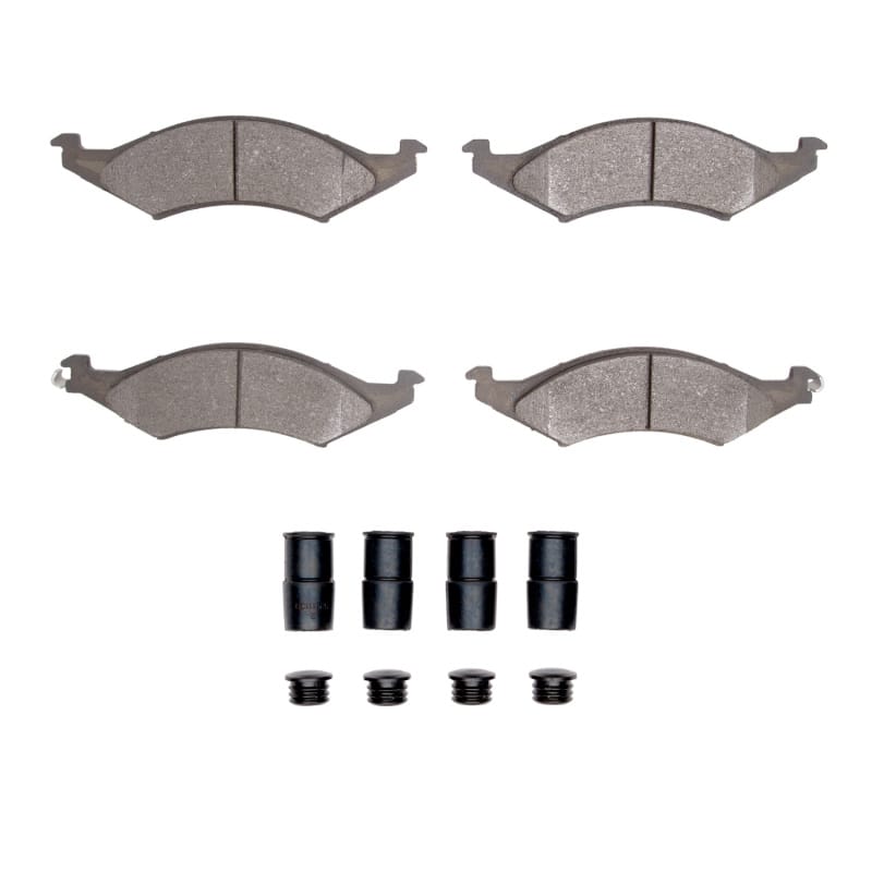 DFC — DFC 86-92 Ford Taurus (Excl SHO) Front 5000 Advanced Semi Metallic Brake Pads and Hardware Kit
DFC Brake Pad Set