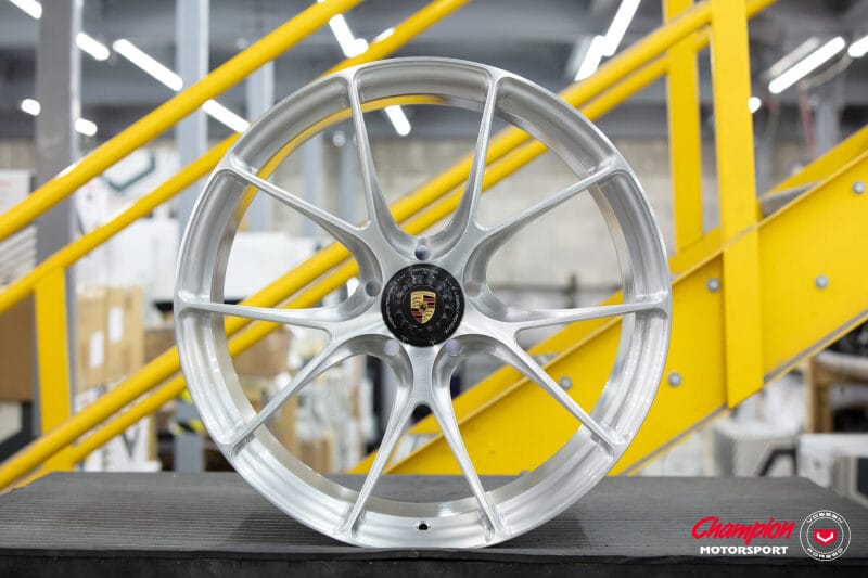 Vossen — Vossen X Champion RS74 21X13 / ET31 / Brushed Gloss Clear Wheel / Centerlock / 911 GT3RS 992- Rear