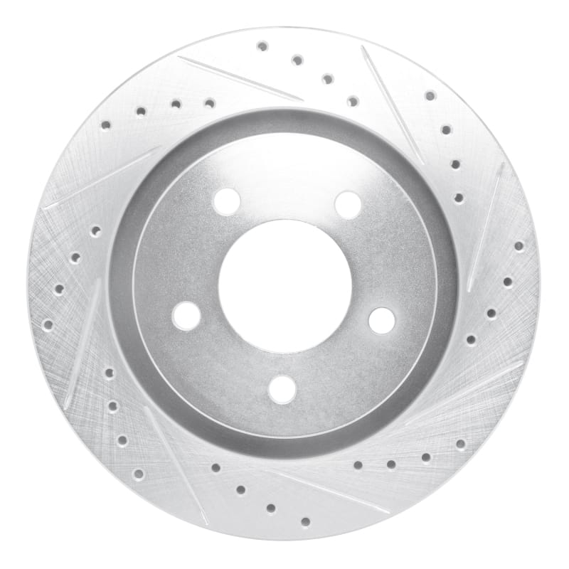 R1 Concepts — R1 99-04 Chrysler 300M Front Right Drilled & Slotted Silver Brake Rotor
R1 Brake Rotor Drill