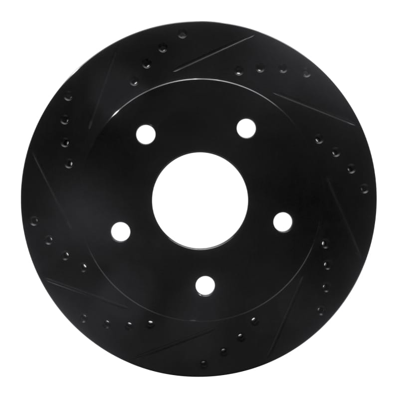 R1 Concepts — R1 00-01 Dodge Ram 1500 Pickup Front Left Drilled & Slotted Black Brake Rotor
R1 Brake Rotor Drill