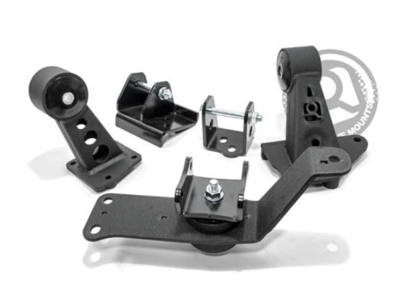 Innovative Mounts — Innovative 00-09 Honda S2000 K-Series Black Steel Mounts 75A Bushings