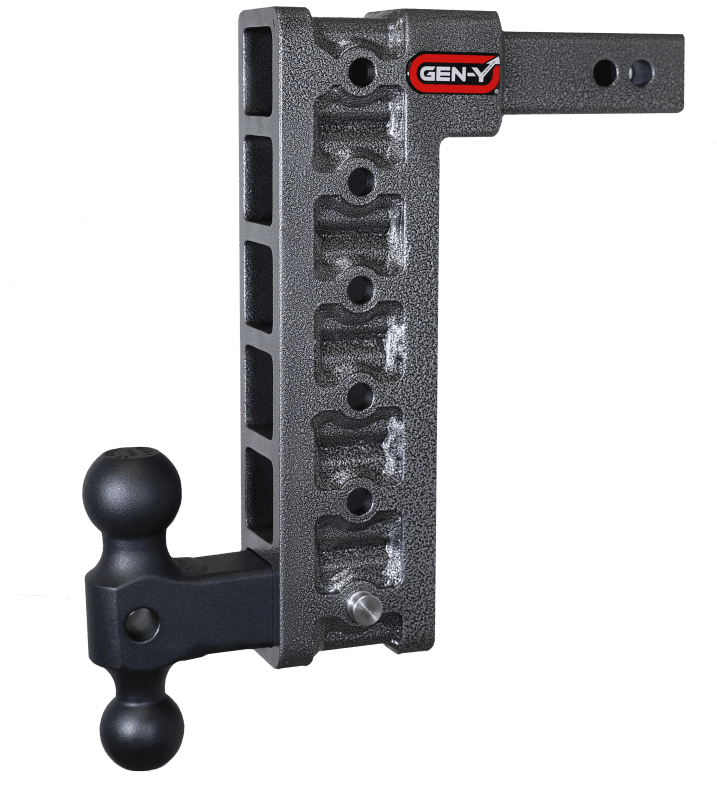 GEN-Y Hitch — Gen-Y Mega Duty 2in Shank 12.5in Drop 10K Hitch w/Dual-Ball (Use w/Stabilizer Kit GH-0100)
Drop Hitch