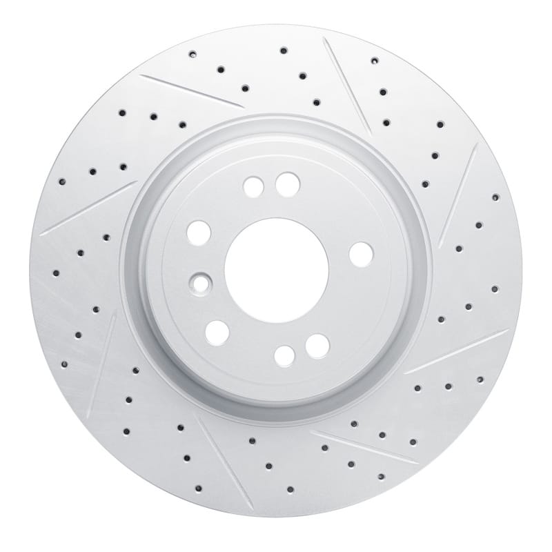 R1 Concepts — R1 12-18 Mercedes-Benz Ml350 Front Right Drilled & Slotted Geo-Carbon Rotor