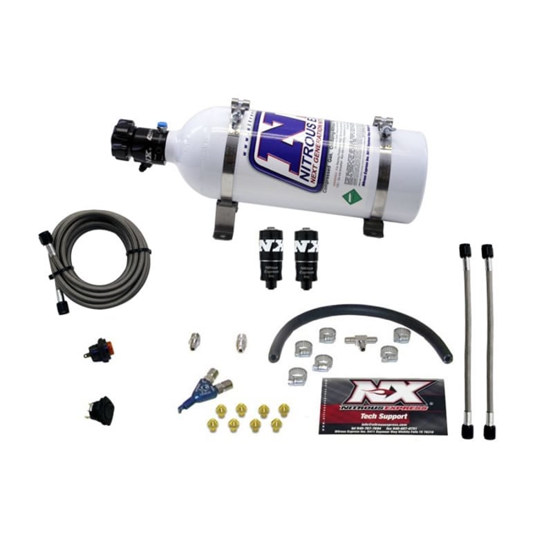 Nitrous Express — Nitrous Express Hitman EFI Single Nozzle Piranha Nitrous Kit (35-75HP) w/5lb Bottle
Injection System Kit
N2OSys