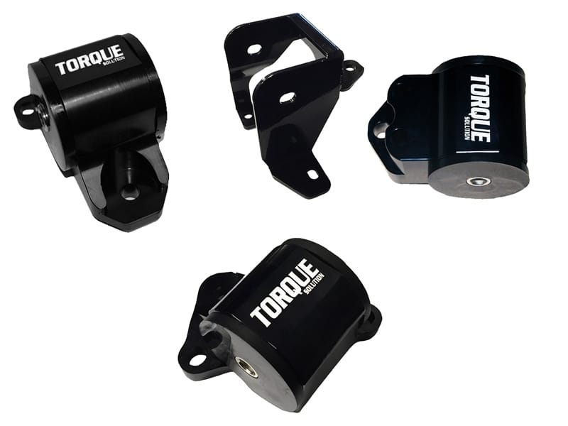 Torque Solution — Torque Solution Billet Aluminum Mount Kit (3 Bolt): 96-00 Honda Civic EK B/D-Series