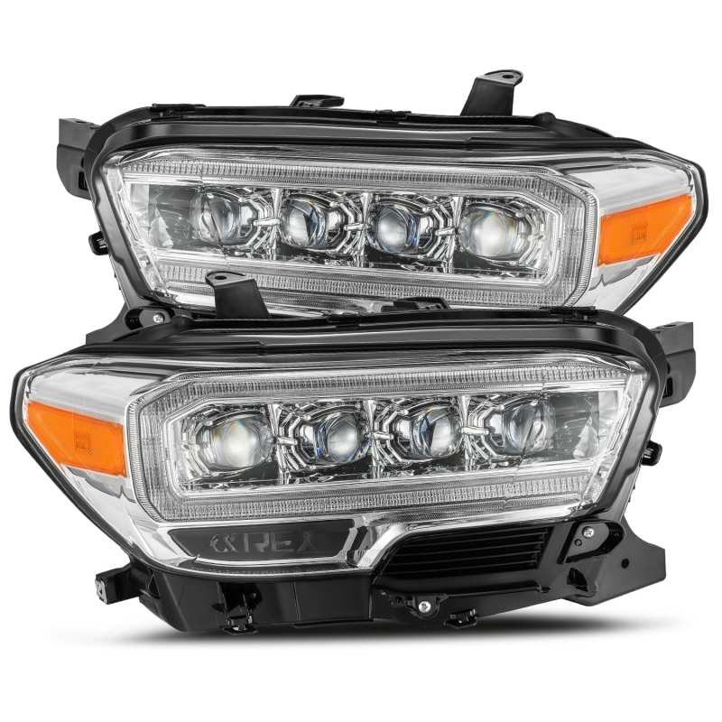 AlphaRex — AlphaRex 16-20 Toyota Tacoma NOVA LED Projector Headlights Plank Style Chrome w/Activation Light
Projector Headlights