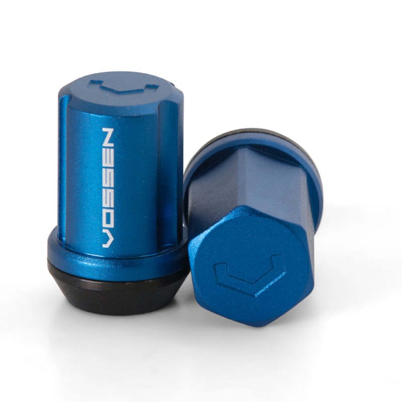 Vossen — Vossen 35mm Lock Nut - 14x1.5 - 19mm Hex - Cone Seat - Blue (Set of 4)