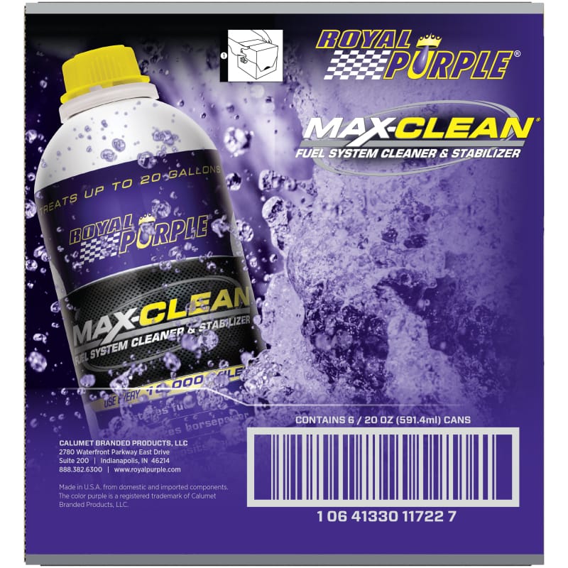 Royal Purple — Royal Purple Max-Clean Fuel System Cleaner & Stabilizer - 20oz
Fuel System Cleaner
