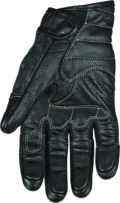 Speed and Strength — Speed and Strength Rust and Redemption Leather Gloves Black - Small