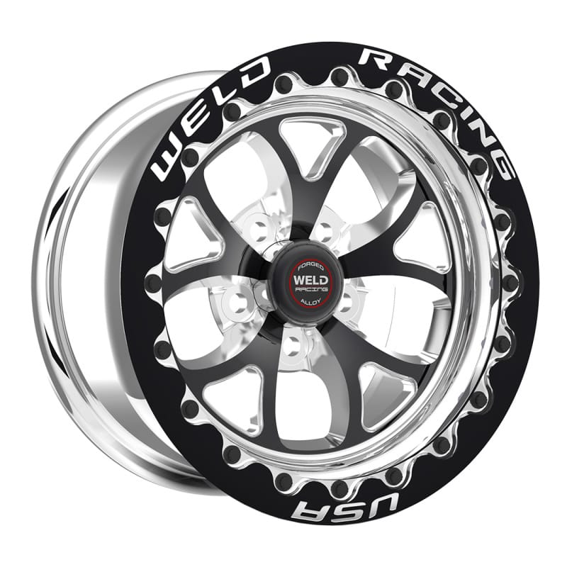 Weld — Weld S76 15X10.33 / 5x4.75 BP / 5.5in. BS Black Wheel (Medium Pad) - Black Single-Beadlock MT
15X10.33'' S76B SBL