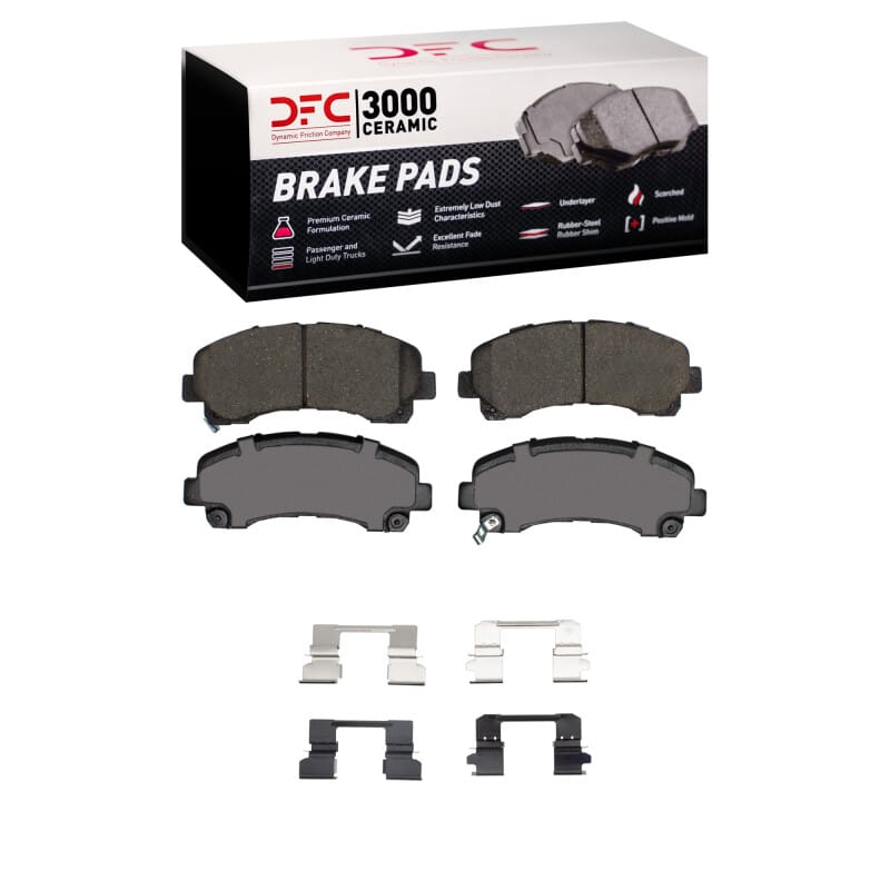 DFC — DFC 12-25 Chevrolet S10 MAX (Mexico) Front 3000 Ceramic Brake Pads and Hardware Kit
DFC Brake Pad Set