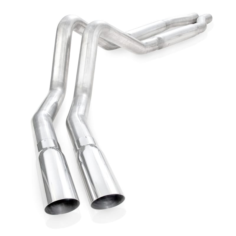 Stainless Works — Stainless Works 2011-14 F-150 5.0L 3in Exhaust S-Tube Mufflers Behind Passenger Rear Tire Exit
Exhaust System