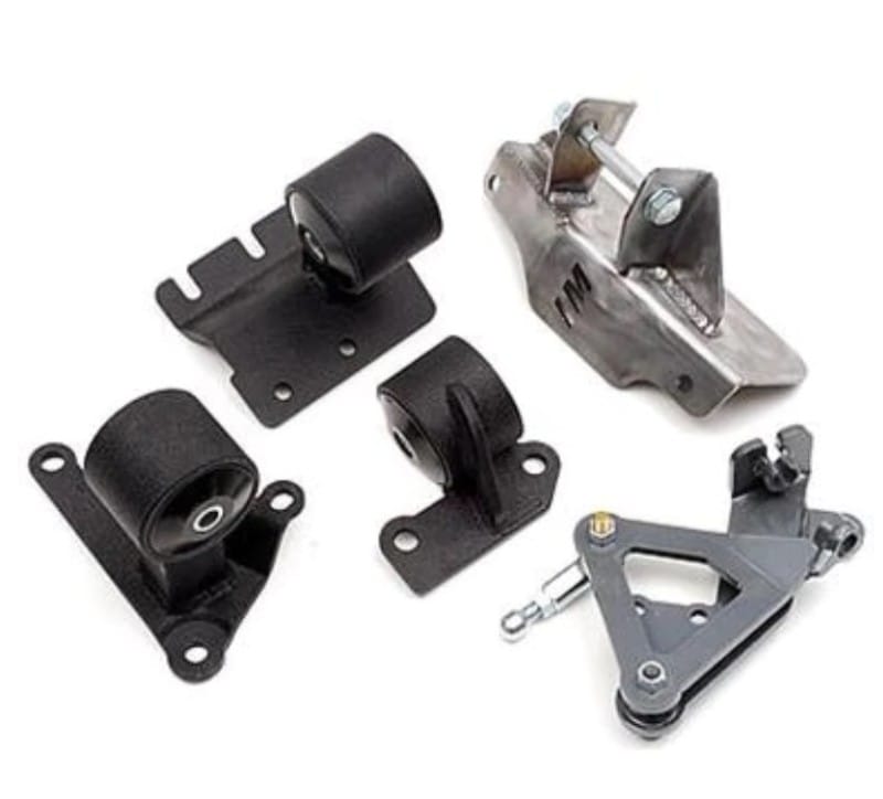 Innovative Mounts — Innovative 88-91 Civic H-Series Black Steel Mounts 95A Bushings (Manual Hydro Actuator)