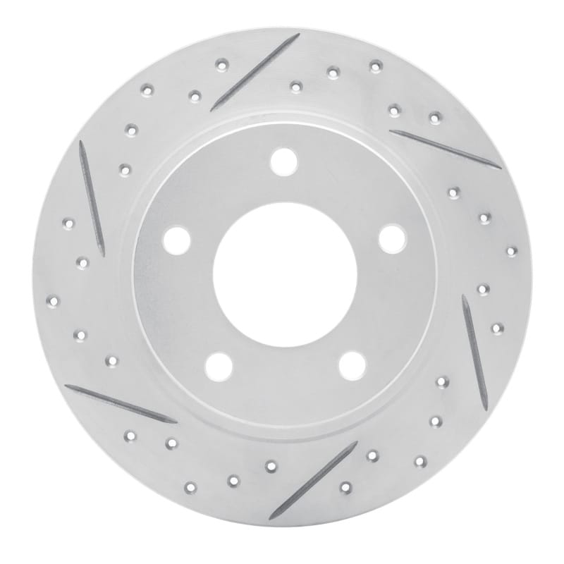 R1 Concepts — R1 93-03 Ford Probe Rear Left Drilled & Slotted Geo-Carbon Rotor