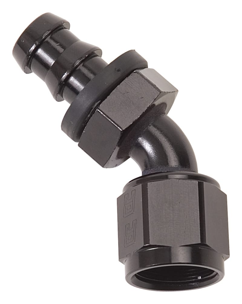 Russell — Russell Performance -4 AN Twist-Lok 45 Degree Hose End (Black)
Hose Fitting