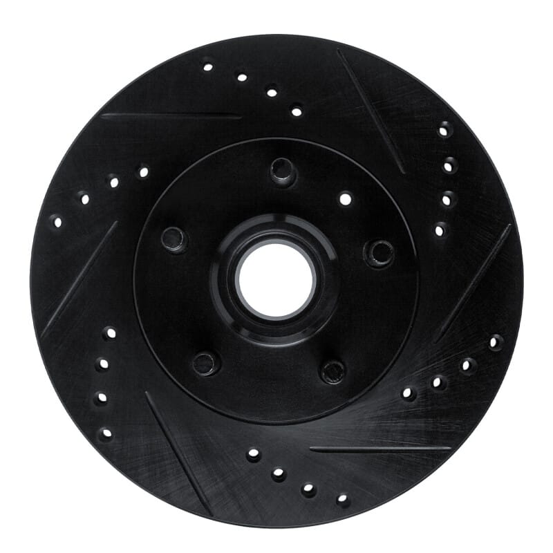 R1 Concepts — R1 82-87 Volvo 760 Series Front Right Drilled & Slotted Black Brake Rotor
R1 Brake Rotor Drill
