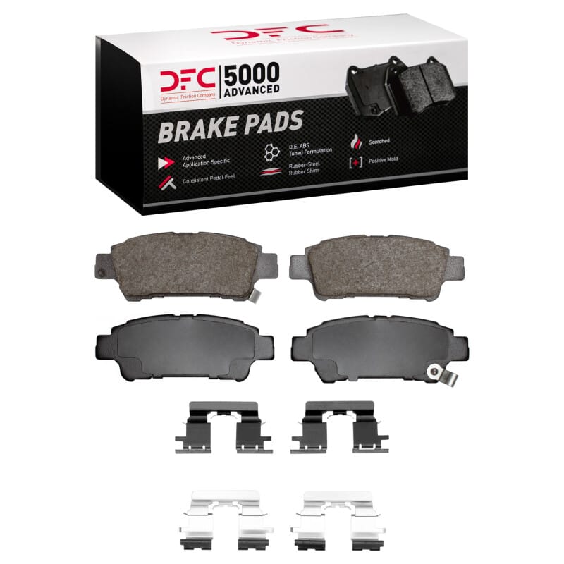 DFC — DFC 04-10 Toyota Sienna Rear 5000 Advanced Ceramic Brake Pads and Hardware Kit
DFC Brake Pad Set