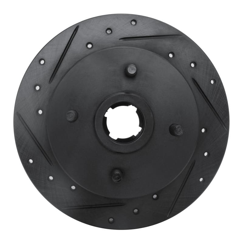 R1 Concepts — R1 88-88 Nissan Maxima Rear Right Drilled & Slotted Black Brake Rotor
R1 Brake Rotor Drill