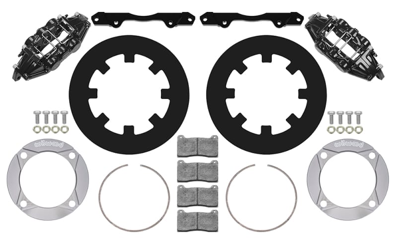 Wilwood — Wilwood 2014+ Polaris RZR XP 1000 Front Kit 11.25in - Black