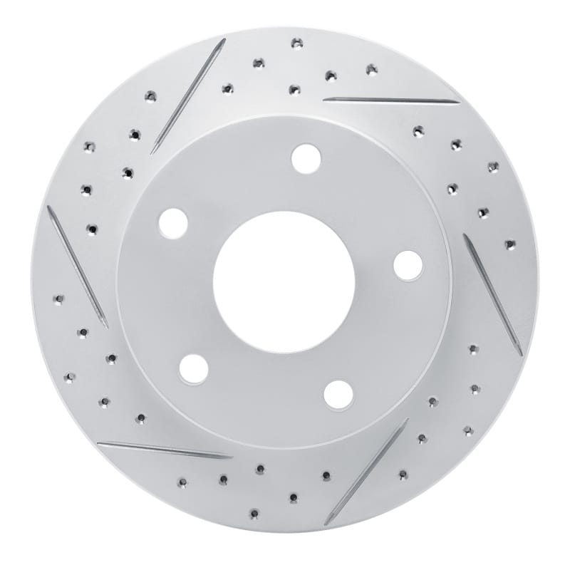 R1 Concepts — R1 94-99 Dodge Ram 1500 Pickup Front Left Drilled & Slotted Geo-Carbon Rotor