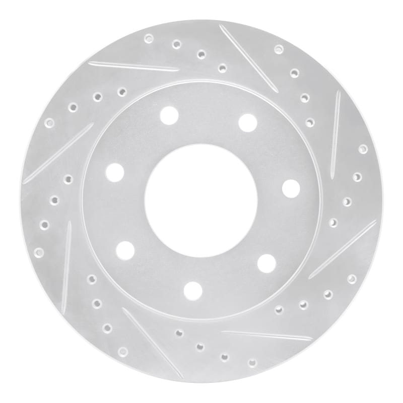 R1 Concepts — R1 97-04 Ford F-150 4WD Front Right Drilled & Slotted Silver Brake Rotor
R1 Brake Rotor Drill