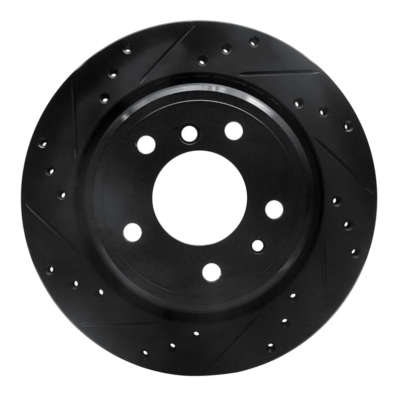 R1 Concepts — R1 91-95 BMW 540I Rear Left Drilled & Slotted Black Brake Rotor
R1 Brake Rotor Drill