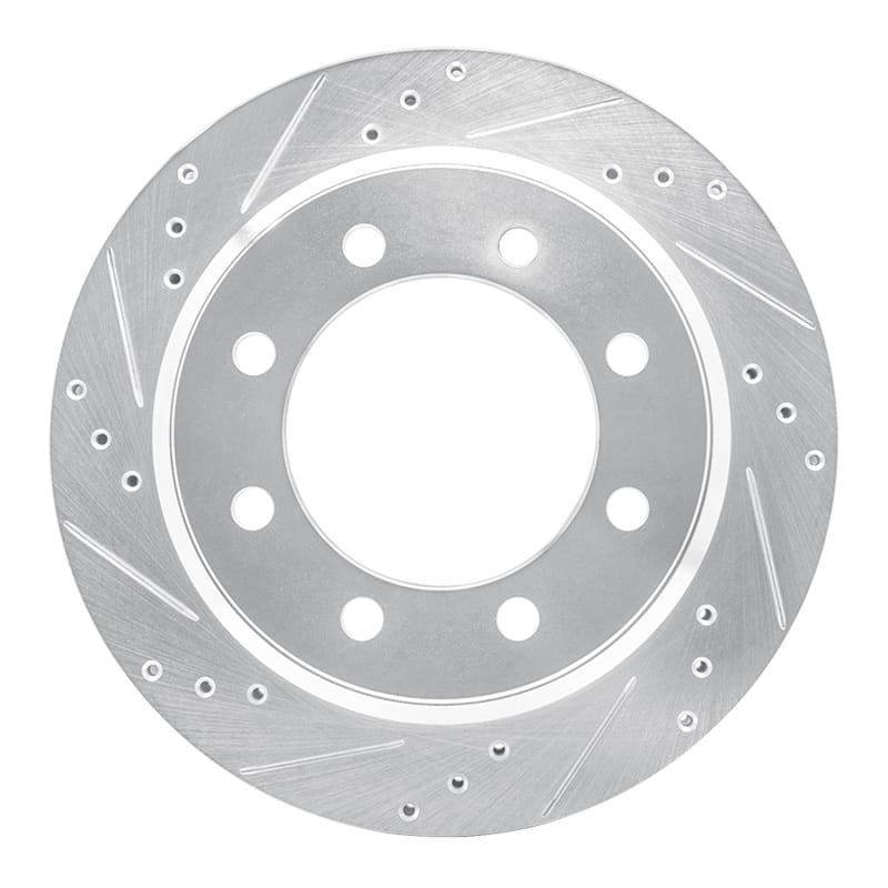R1 Concepts — R1 08-25 Ford E-150 Rear Left Drilled & Slotted Silver Brake Rotor
R1 Brake Rotor Drill