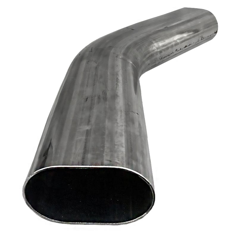 Granatelli Motor Sports — Granatelli 3in Oval Stainless Steel Horizontal 45 Deg Bend 4.5in Bend Radius Tubing
Tubing